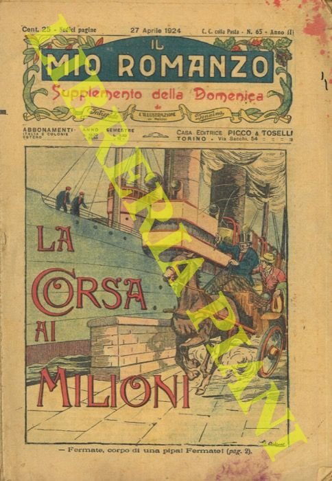 Il mio romanzo. Supplemento della Domenica.