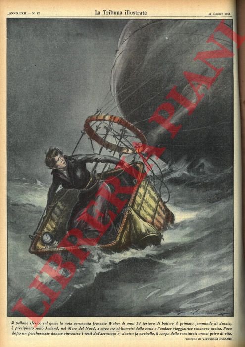 Il pallone sferico sul quale la nota aeronauta francese Weber … | Immagine Gallery 3