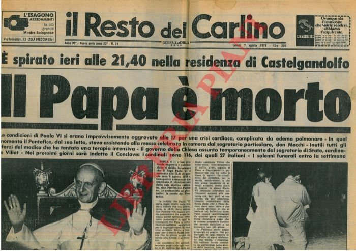 Il Papa è morto.