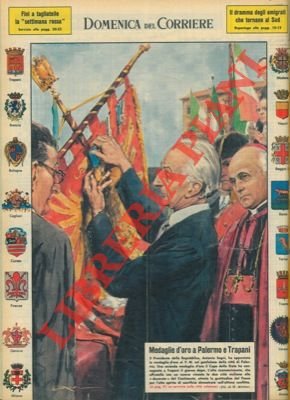 Il Presidente della Repubblica, Antonio Segni, ha consegnato le medaglie …