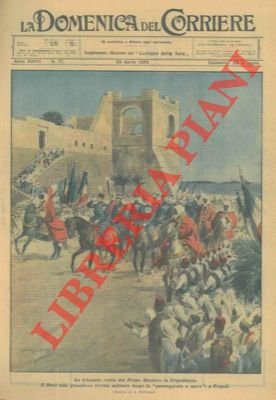 Il Primo Ministro a Tripoli (Mussolini a cavallo).