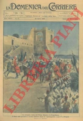 Il Primo Ministro a Tripoli (Mussolini a cavallo).