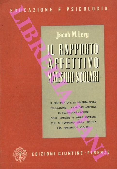 Il rapporto affettivo maestro-scolari.