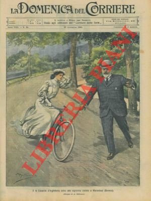 Il re Edoardo d'Inghilterra salva una signorina ciclista a Marienbad …