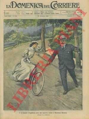 Il re Edoardo d'Inghilterra salva una signorina ciclista a Marienbad …