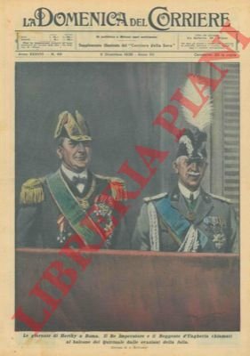 Il Re Imperatore e il reggente d'Ungheria al balcone del …