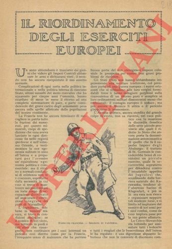 Il riordinamento degli eserciti europei. | Immagine Gallery 3