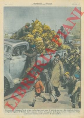 Il ritorno delle banane a Bristol dopo la guerra.