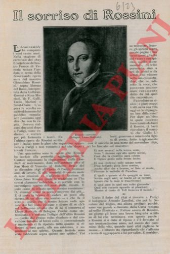 Il sorriso di Rossini. | Immagine Gallery 3