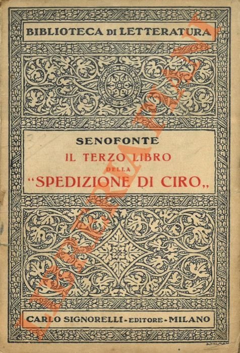 Il terzo libro della “Spedizione di Ciro”.