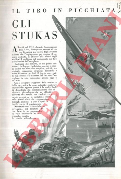 Il tiro in picchiata. Gli Stukas.