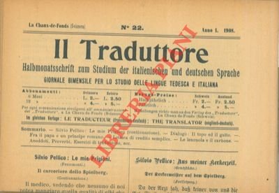 Il traduttore. Giornale bimensile per lo studio delle lingue tedesca …