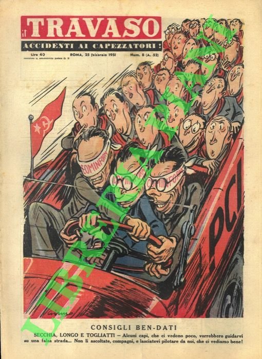Il Travaso. Accidenti ai capezzatori !