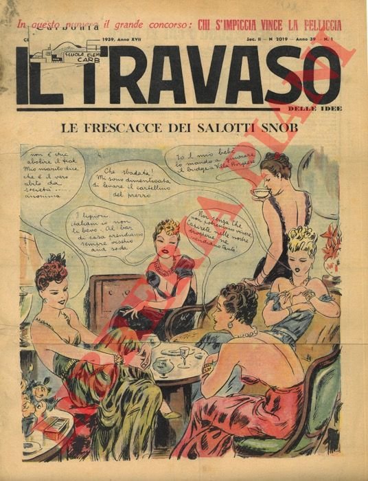 Il Travaso delle idee. Organo ufficiale delle persone intelligenti.