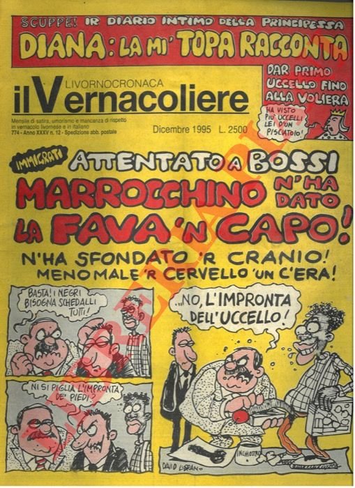 Il vernacoliere. Mensile di "satira, umorismo e mancanza di rispetto …