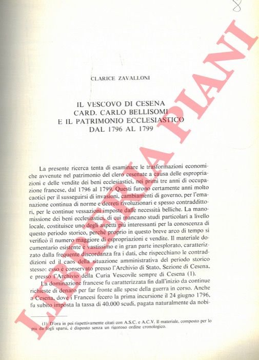 Il vescovo di Cesena card. Carlo Bellisomi e il patrimonio … | Immagine Gallery 3