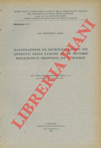 Illustrazione ed esemplificazione sui querceti delle Langhe di un metodo …