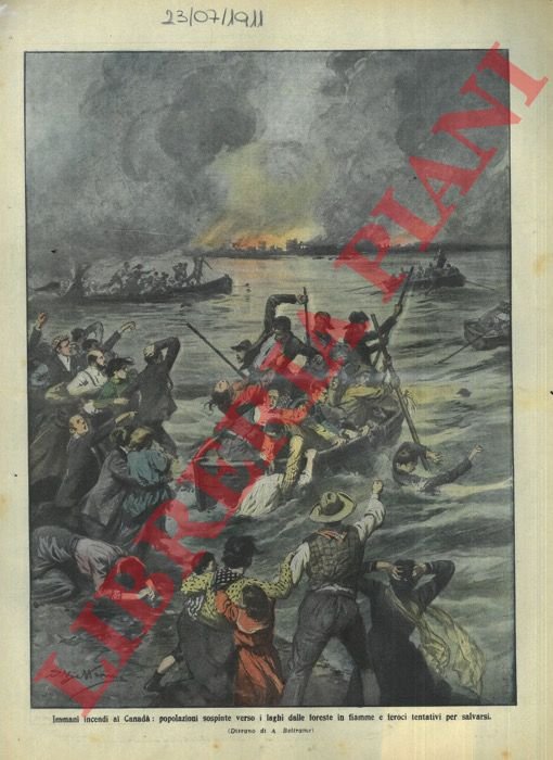 In Canadà foreste in fiamme: feroci tentativi per salvarsi verso …