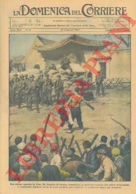 In Cina, un fanatico di Canton, denudatosi, cerca di farsi …