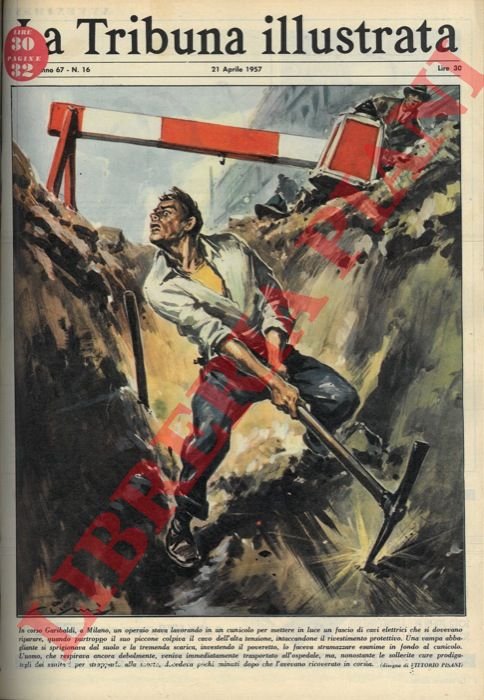 In corso Garibaldi, a Milano, un operaio stava lavorando in …