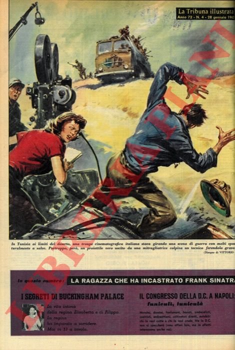 In Tunisia ai limiti del deserto, una troupe cinematografica italiana …