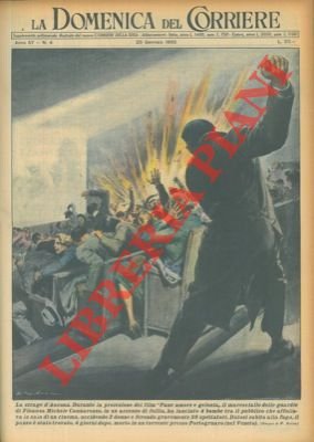 In un cinematografo un pazzo lancia quattro bombe tra il …