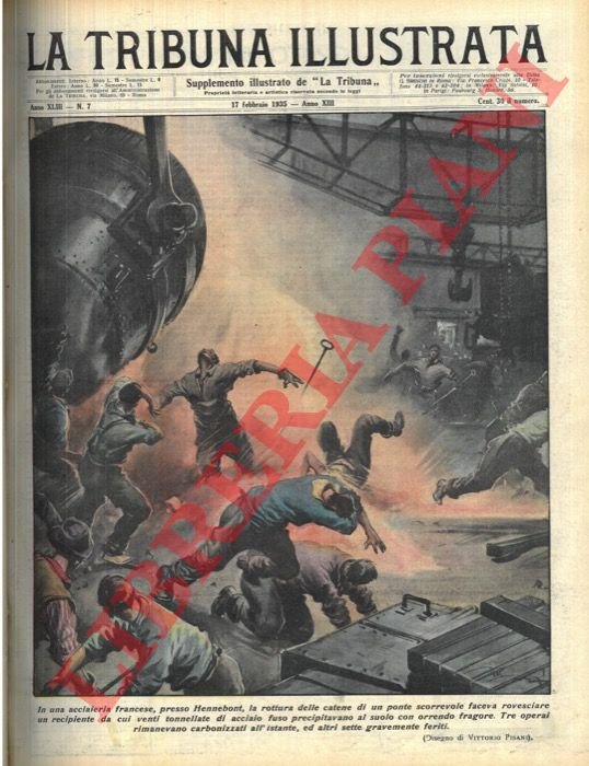 In una acciaieria francese, presso Hennebont, la rottura delle catene …