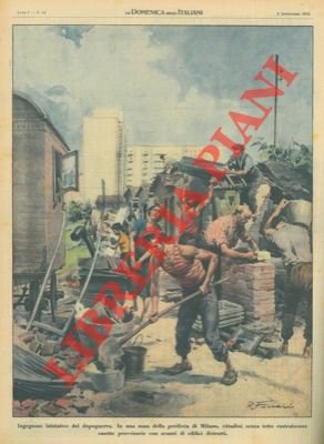 In una zona della periferia di Milano, cittadini senza tetto …