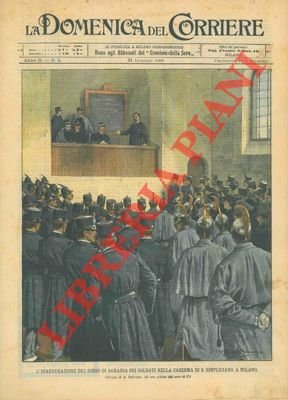 Inaugurazione del corso di agraria per i soldati di Milano.