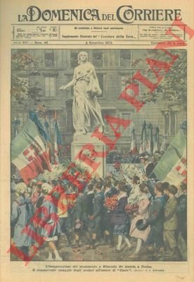 Inaugurazione del monumento a Edmondo de Amicis.