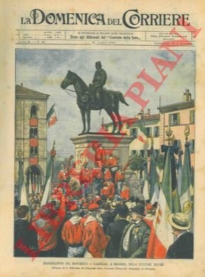Inaugurazione del monumento a Garibaldi a Bologna.