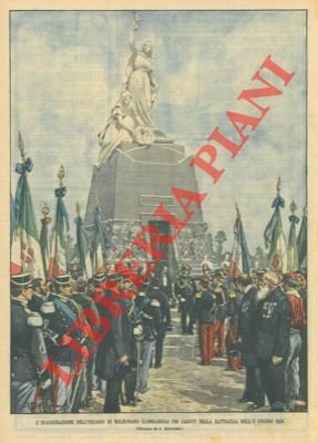 Inaugurazione dell'ossario di Melegnano (Caduti battaglia 8/6/1859).