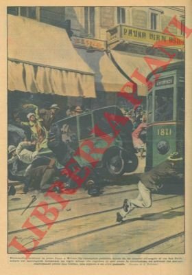 Incidente in pieno corso: un'auto pubblica urtata da un tramwai …