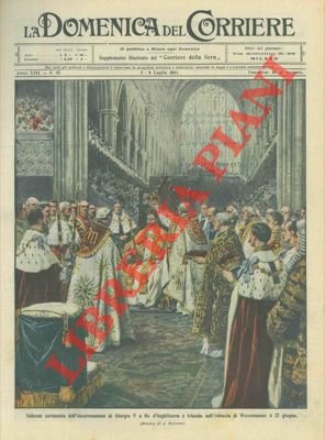 Incoronazione di Giorgio V a Re d'Inghilterra e Irlanda nell'Abbazia …