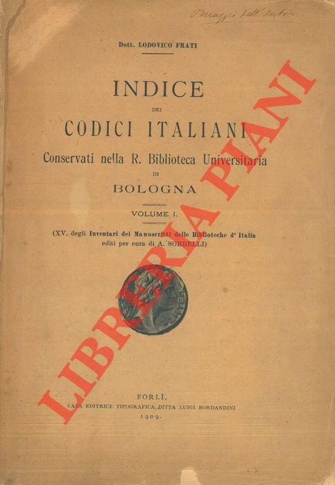 Indice dei codici italiani conservati nella R. Biblioteca Universitaria di …