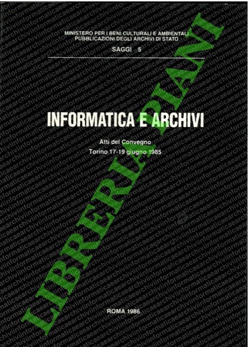 Informatica e archivi. | Immagine principale