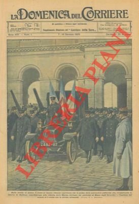 Ingresso della prima delle automobili pubbliche che contribuì alla vittoria …