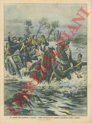 Inondazione a Piacenza : i soldati traggono in salvo dalle …