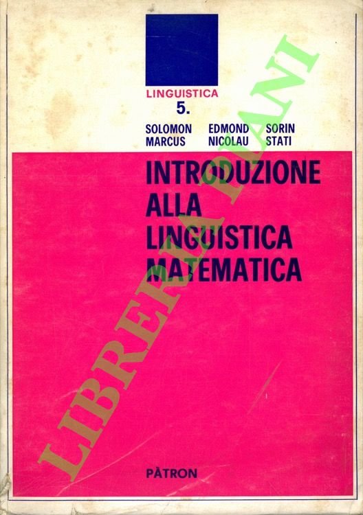 Introduzione alla linguistica matematica.