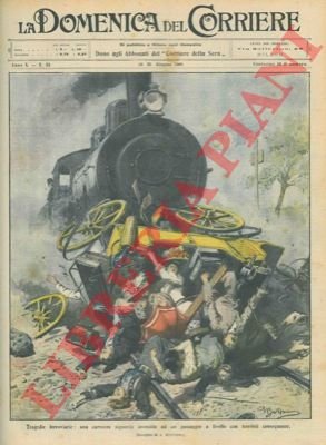 Investita carrozza ad un passaggio a livello.