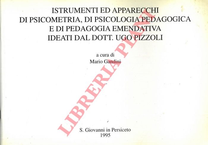 Istrumenti ed apparecchi di psicometria, di psicologia pedagogica e di …