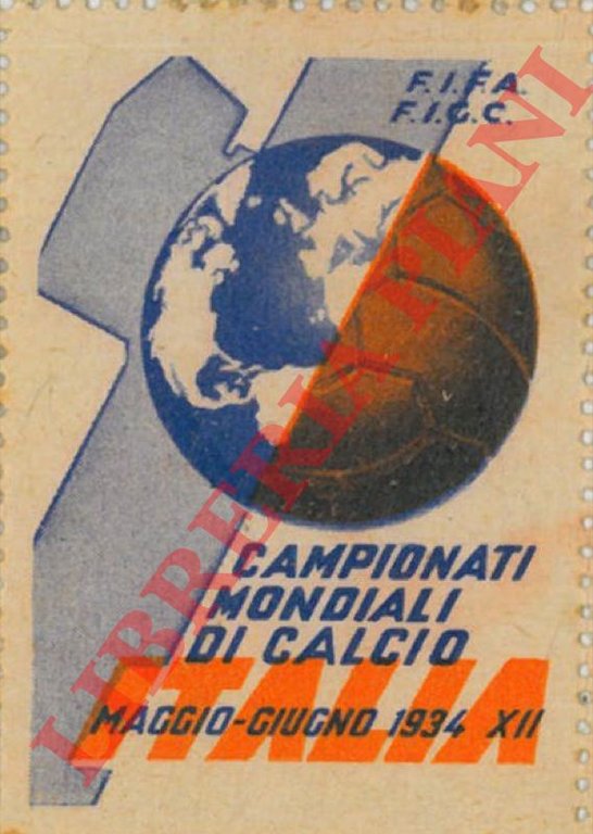 Italia. Campionati mondiali di calcio 1934.