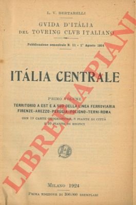 Italia centrale. Primo volume. Territorio a est e a sud … | Immagine Gallery 3