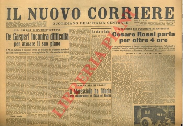 Italia Nuova. = Il Sole. Giornale dell'Industria, del Commercio, della … | Immagine Gallery 3