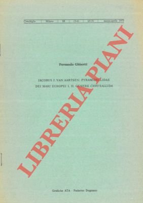 Jacobus J. van Aartsen: Pyramidellidae dei mari europei I. Il …