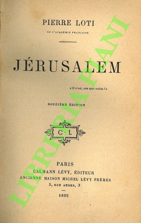 Jérusalem.