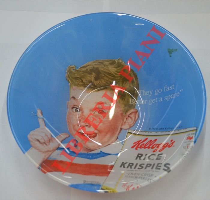 Kellog rice krispies. Scodella in vetro