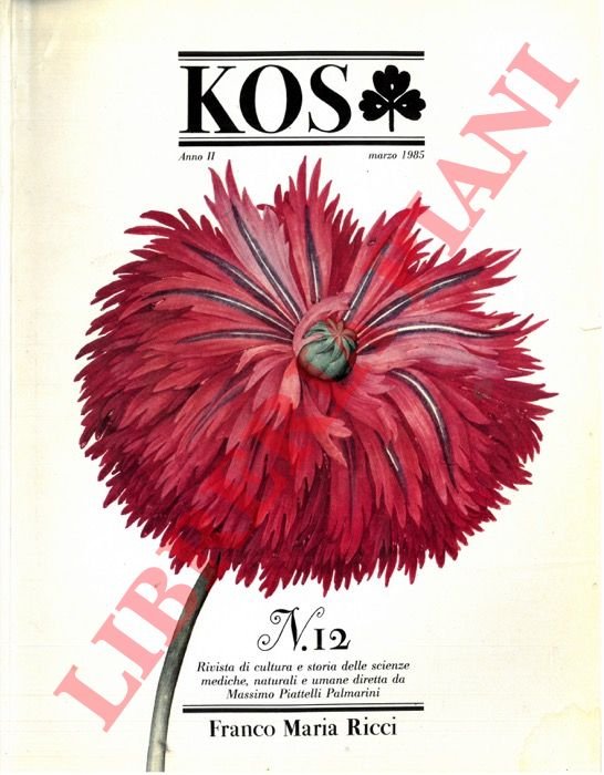 KOS. 12. Rivista di cultura e storia delle scienze mediche, …