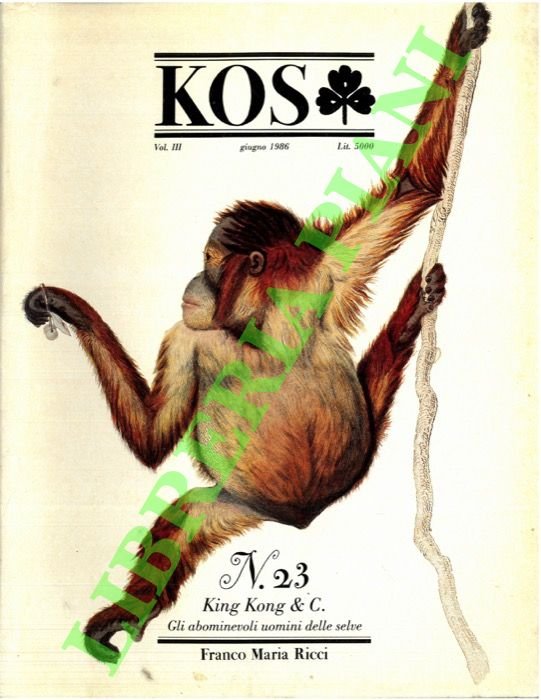 KOS. 23. Rivista di cultura e storia delle scienze mediche, naturali e umane.