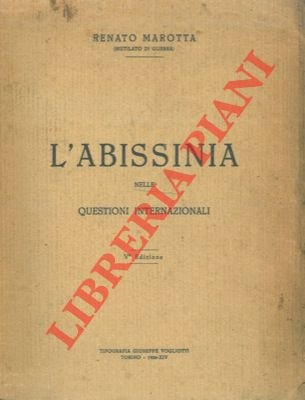 L'Abissinia nelle questioni internazionali.